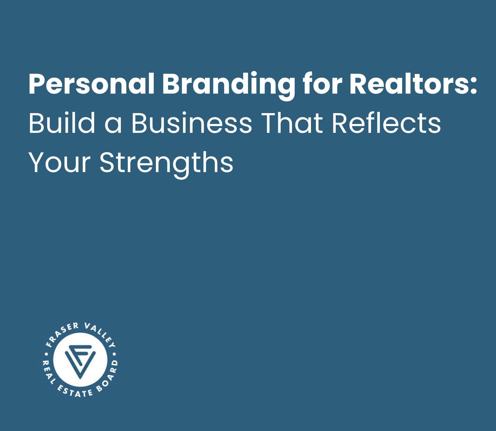 Personal Branding For Realtors Class - Taught by Liz Penner